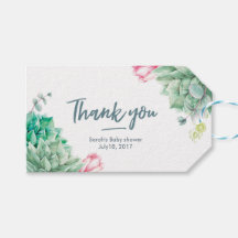 Vielen Dank für Ihre Tags | Anhänger | Sukkuläre B