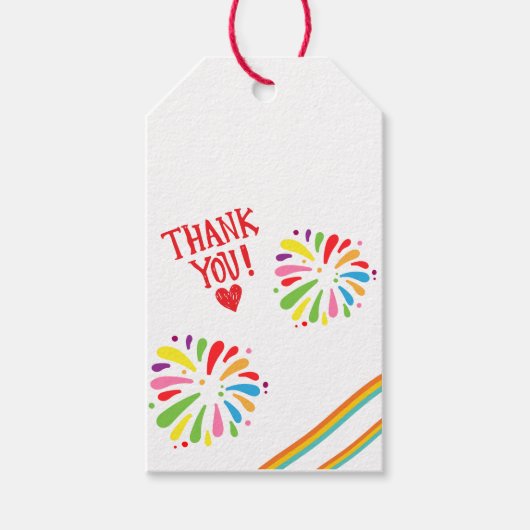 Vielen Dank für Ihre Tags Geschenkanhänger (Vorderseite)