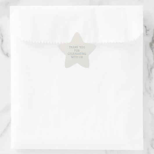 Vielen Dank für Ihre Teilnahme Stern-Aufkleber (Tasche)