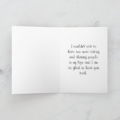 Vielen Dank für Ihre Tochter und Ihre Schwiegersoh Dankeskarte (Innenseite)