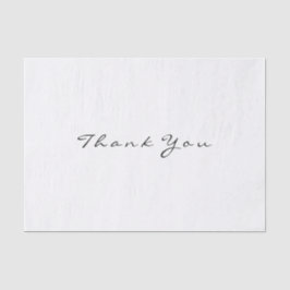 Vielen Dank für Ihre Unterstützung Bridal Schwarz- Seidenpapier