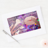 Vielen Dank für Ihre Unterstützung für Business Ma Rechteckiger Aufkleber (Umschlag)