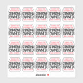 Vielen Dank für Ihre Unterstützung für das Eigentu Aufkleber (Blatt)