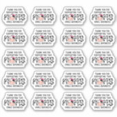 Vielen Dank für Ihre Unterstützung für das kleine Aufkleber (Vorderseite)