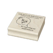 Vielen Dank für Ihre Unterstützung für den Namen k Gummistempel (Stempel)