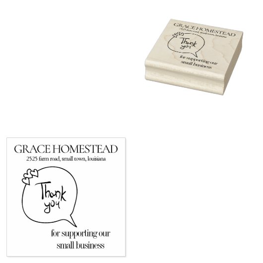Vielen Dank für Ihre Unterstützung für den Namen k Gummistempel (Stempel)