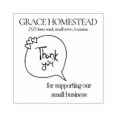 Vielen Dank für Ihre Unterstützung für den Namen k Gummistempel (Prägung)