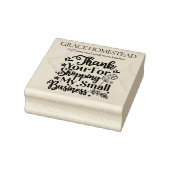 Vielen Dank für Ihre Unterstützung für den Namen k Gummistempel (Stempel)