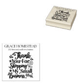 Vielen Dank für Ihre Unterstützung für den Namen k Gummistempel (Stempel)