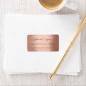 Vielen Dank für Ihre Unterstützung für Small Busin Adressaufkleber (Insitu)