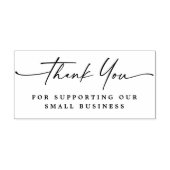 Vielen Dank für Ihre Unterstützung handgeschrieben Gummistempel (Prägung)