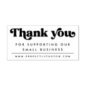 Vielen Dank für Ihre Unterstützung unserer Busines Gummistempel (Prägung)