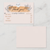 Vielen Dank für Ihre Visitenkarte (Vorne/Hinten)