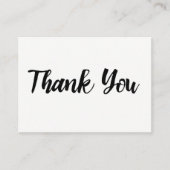 Vielen Dank für Ihre Visitenkarte (Vorderseite)