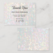 Vielen Dank für Ihre Visitenkarte (Vorne/Hinten)