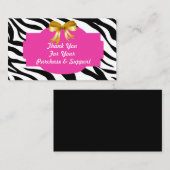 Vielen Dank für Ihre Visitenkarte (Vorne/Hinten)