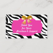 Vielen Dank für Ihre Visitenkarte (Vorderseite)