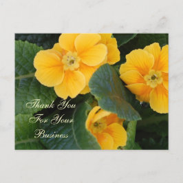 Vielen Dank für Ihre Visitenkarte Postkarte