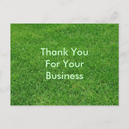 Vielen Dank für Ihre Visitenkarte Postkarte