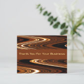 Vielen Dank für Ihre Visitenkarte Postkarte (Stehend Vorderseite)