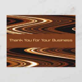 Vielen Dank für Ihre Visitenkarte Postkarte