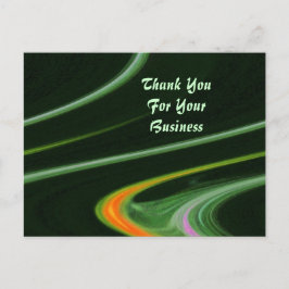 Vielen Dank für Ihre Visitenkarte Postkarte