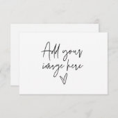 Vielen Dank für Ihre Visitenkarten-Verpackung Prom Save The Date (Vorne/Hinten)