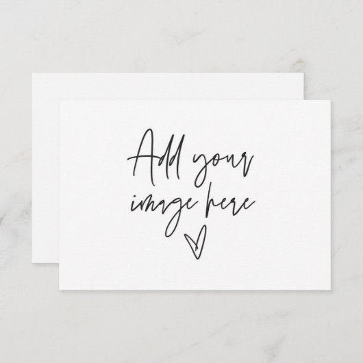 Vielen Dank für Ihre Visitenkarten-Verpackung Prom Save The Date (Vorne/Hinten)