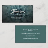 Vielen Dank für Ihre Visitenkarten Visitenkarte (Vorne/Hinten)