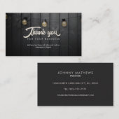 Vielen Dank für Ihre Visitenkarten Visitenkarte (Vorne/Hinten)