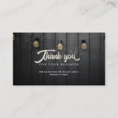 Vielen Dank für Ihre Visitenkarten Visitenkarte (Vorderseite)