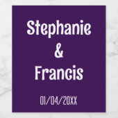 Vielen Dank für Ihre Weinlust Weinetikett (Einzelnes Label)