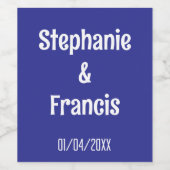 Vielen Dank für Ihre Weinlust Weinetikett (Einzelnes Label)