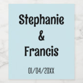 Vielen Dank für Ihre Weinlust Weinetikett (Einzelnes Label)