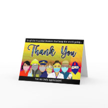 Vielen Dank für Ihre Wertkarte für wichtige Arbeit