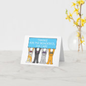 Vielen Dank für Ihre wunderbare Augenpflege Karte (Gelbe Blume)