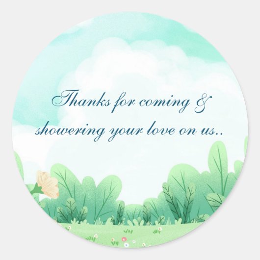 Vielen Dank für Ihren Aufkleber (Vorderseite)