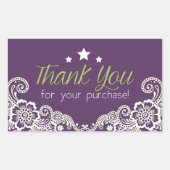 Vielen Dank für Ihren Aufkleber (Vorderseite)