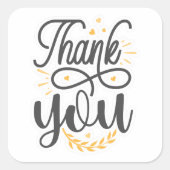 Vielen Dank für Ihren Aufkleber (Vorderseite)