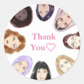 Vielen Dank für Ihren Aufkleber (Vorderseite)