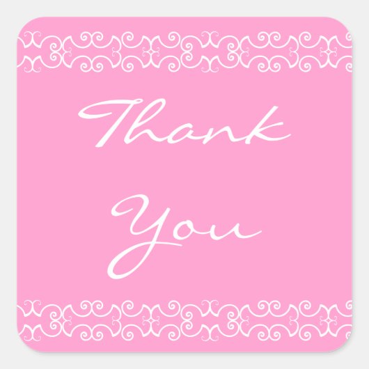 Vielen Dank für Ihren Aufkleber (Vorderseite)