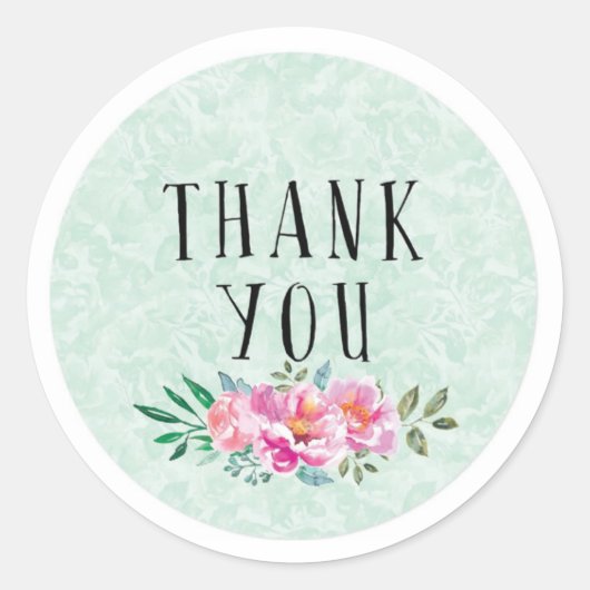 Vielen Dank für Ihren Aufkleber (Vorderseite)