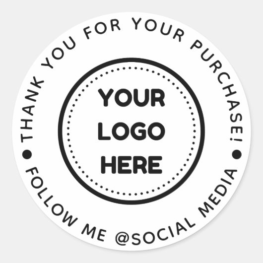 Vielen Dank für Ihren Aufkleber zum Kauf (Vorderseite)