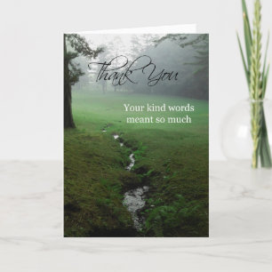 Vielen Dank für Ihren Ausdruck der Sympathiekarte Dankeskarte