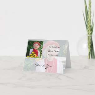 Vielen Dank für Ihren Ausdruck des Beileids Dankeskarte