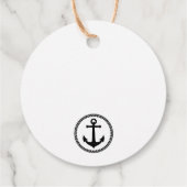 Vielen Dank für Ihren benutzerdefinierten Text Nau Geschenkanhänger (Rückseite)