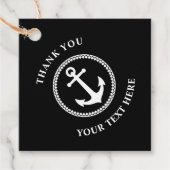 Vielen Dank für Ihren benutzerdefinierten Text Nau Geschenkanhänger (Vorderseite)