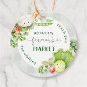 Vielen Dank für Ihren Besuch Bauern Markt Geburtst Geschenkanhänger (Vorderseite)