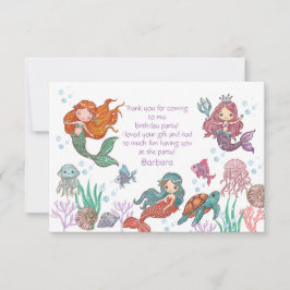 Vielen Dank für Ihren Besuch Flat Danke Karte