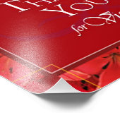 Vielen Dank für Ihren Besuch Fotodruck (Ecke)